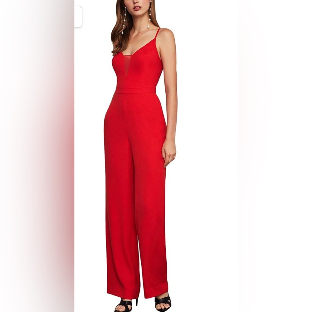 Beautiful BCBGMAXAZRIA  RED Jumpsuit NWT